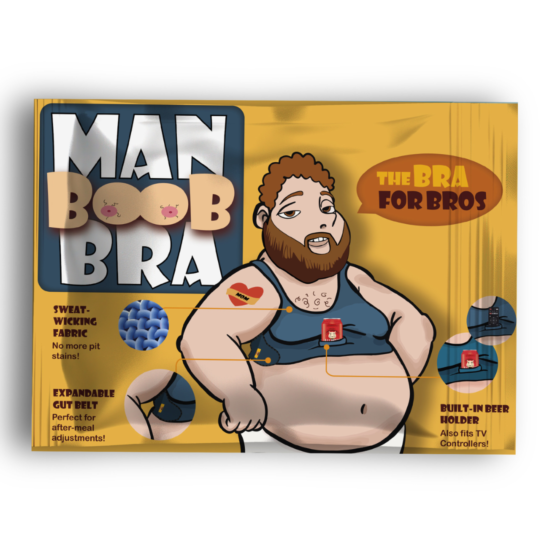 Man Boob Bra Prank Mailer