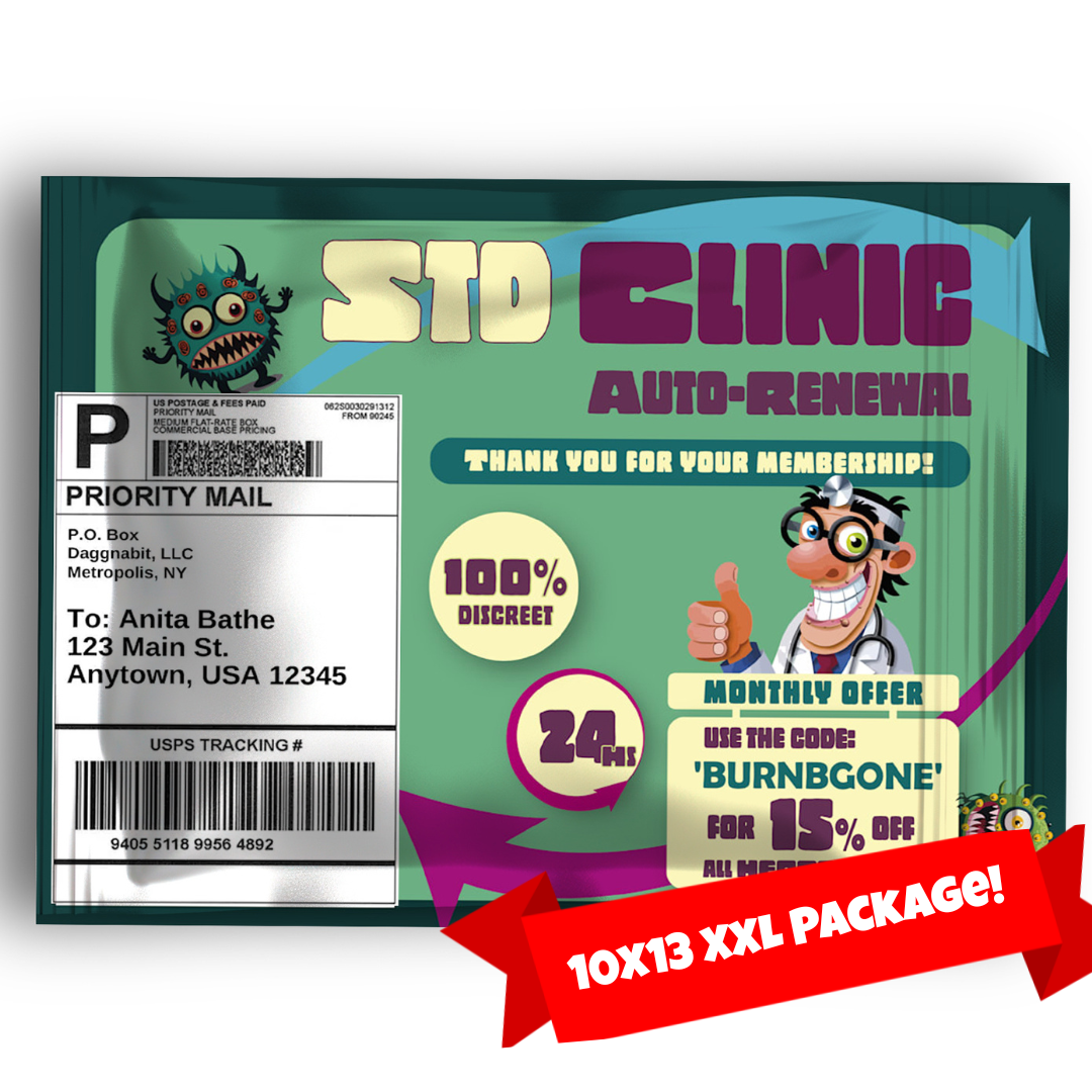 STD Clinic Membership Prank Mailer