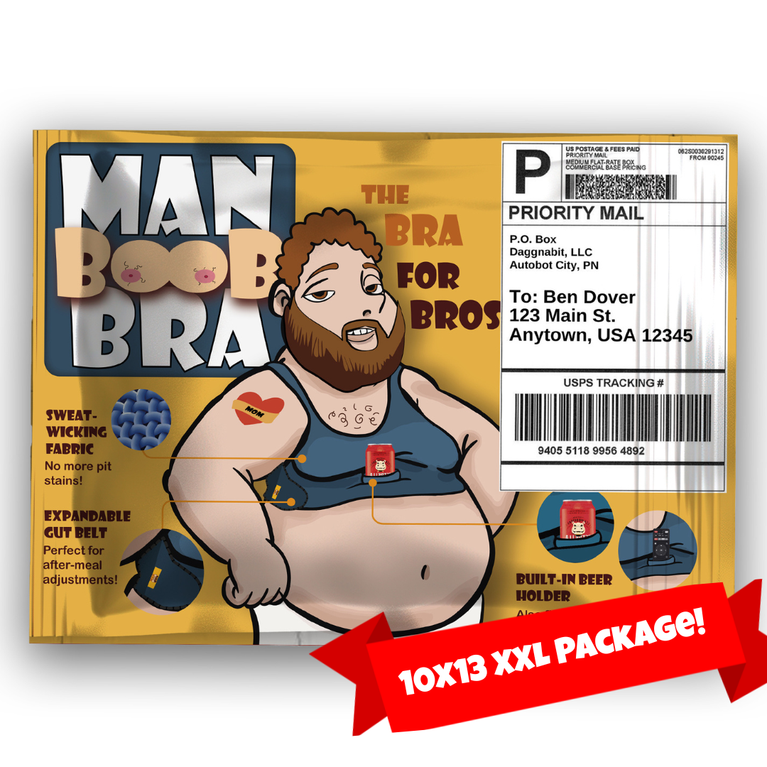Man Boob Bra Prank Mailer