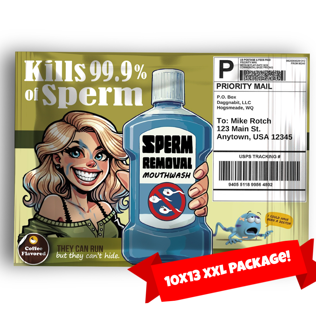 Sperm Removal Mouthwash Prank Mailer