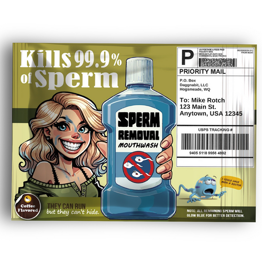 Sperm Removal Mouthwash Prank Mailer